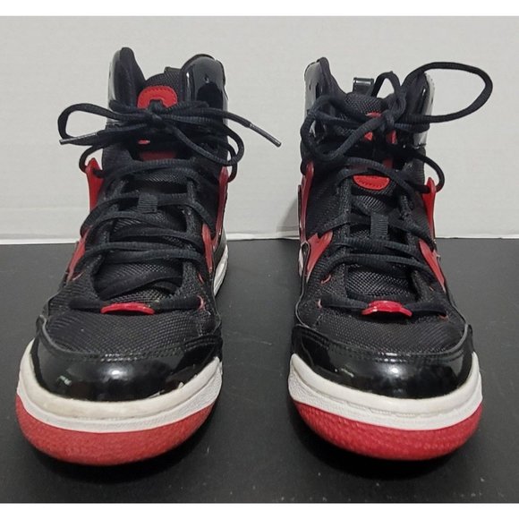 Nike Youth Air Jordan Flight Tr97 Sneakers (428827-011). Black & Red - Preowned. - Picture 2 of 8